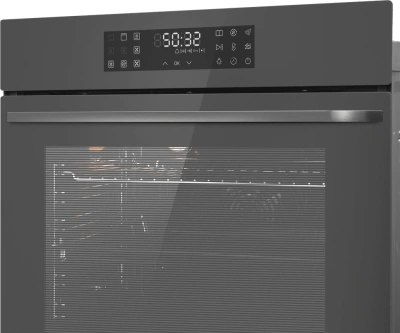 Духовой шкаф Электрический Maunfeld EOEH7614DGR темно-серый