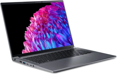 Ноутбук Acer Swift X 14 SFX14-72G-76LG Core Ultra 7 155H 16Gb SSD1Tb NVIDIA GeForce RTX4060 8Gb 14.5" OLED WQXGA+ (2880x1800) без ОС metall WiFi BT Cam (NX.KR8CD.001)