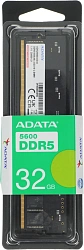 Память DDR5 32GB 5600MHz A-Data AD5U560032G-S RTL PC5-44800 CL46 DIMM 288-pin 1.1В single rank Ret