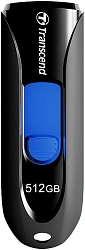 Флеш Диск Transcend 512Gb Jetflash 790 TS512GJF790K USB3.0 черный