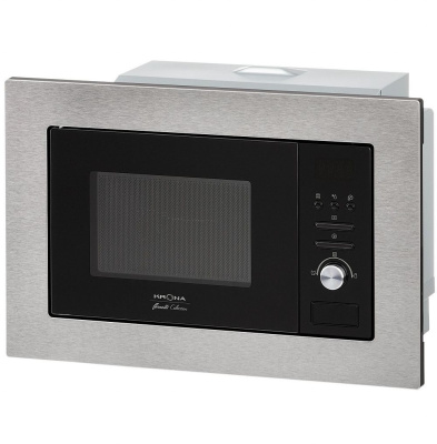 Микроволновая печь Krona Argento 60 IX 20л. 800Вт нержавеющая сталь/черный (встраиваемая)