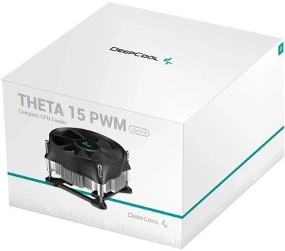 Устройство охлаждения(кулер) Deepcool Theta 15 PWM Soc-1700/1851 серебристый/черный 4-pin 18-37.2dB Al 65W 208gr Ret (DP-ICAS-T15P-17)
