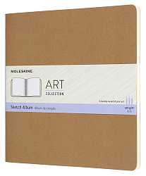 Блокнот для рисования Moleskine ART CAHIER SKETCH ALBUM ARTSKA5P3 190x190мм обложка картон 88стр. бежевый