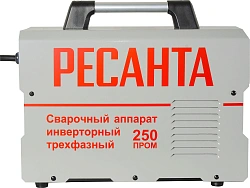 Сварочный аппарат Ресанта САИ-250 ПРОМ инвертор ММА/TIG 8.7кВт