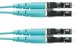 Патч-корд Panduit Opti-Core FX2ELLNSNSNM003 2x50/125 OM3 LC дуплекс-SC дуплекс 3м LSZH аквамарин