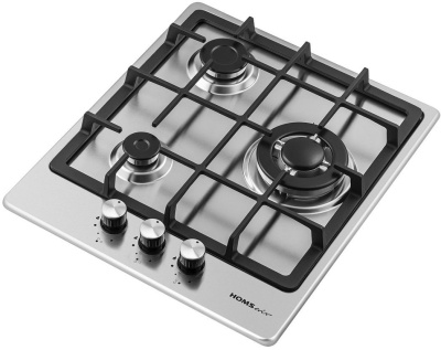 Газовая варочная поверхность HomsAir HGS433TGCS нержавеющая сталь