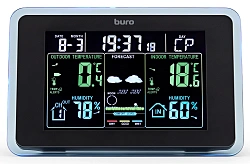 Погодная станция Buro BU-WSH168-COLOR черный