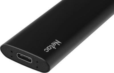 Накопитель SSD Netac USB-C 1Tb NT01ZSLIM-001T-32BK Z Slim 1.8" черный