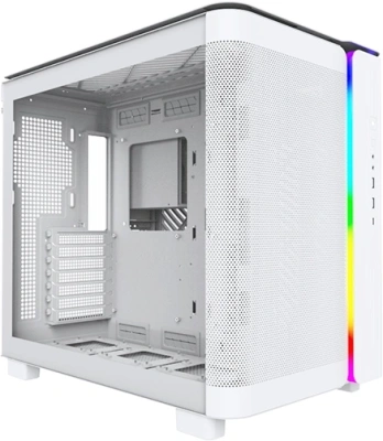 Корпус Montech King 95 белый без БП ATX 9x120mm 6x140mm 2xUSB3.0 audio bott PSU