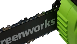 Цепная пила Greenworks G24CS25 аккум. 600Вт 0.8л.с. дл.шины:10" (25cm) 1аккум. 8Ач ЗУ (2007707UH)