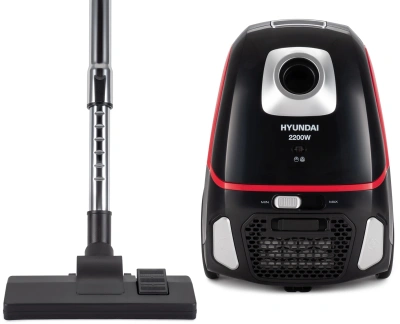 Пылесос Hyundai HYV-B4995 2220Вт черный/красный (в компл.:1мешок)
