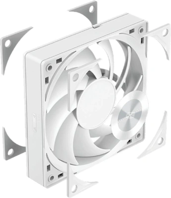 Вентилятор для корпуса PcCooler F5 R120 120х120x25 белый 4-pin 32дБ (F5R120-WHNT1-GL) Ret