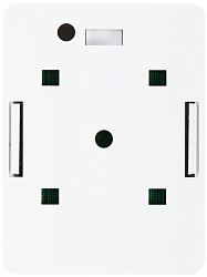 Розетка Lanmaster TWT-SM1-45-WHRJ45 1 кат.5E бел. (упак.:1шт)