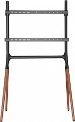 Подставка для телевизора Cactus CS-ST1247BKWN черный/орех 49"-70" макс.40кг напольный