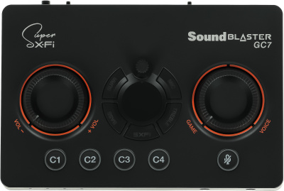 Звуковая карта Creative USB Sound BlasterX GC7 (Super X-Fi Ultra DSP) 7.1 Ret
