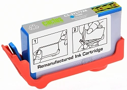 Картридж струйный Cactus CS-3YL77AE 912 голубой (5мл) для HP OfficeJet 8010/8012/8013/8014/8015/8020/8025 с чипом