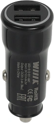 Автомобильное зар./устр. Wiiix UCC-5-2-01-ANT 2.4A (PD) 2xUSB универсальное черный