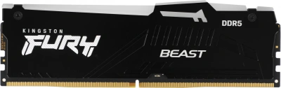 Память DDR5 32Gb 5200MHz Kingston KF552C40BBA-32 Fury Beast Black RGB RTL Gaming PC5-41600 CL40 DIMM 288-pin 1.25В dual rank с радиатором Ret