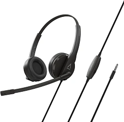 Наушники с микрофоном Creative HS-230 черный 2м накладные оголовье (51EF1110AA000)