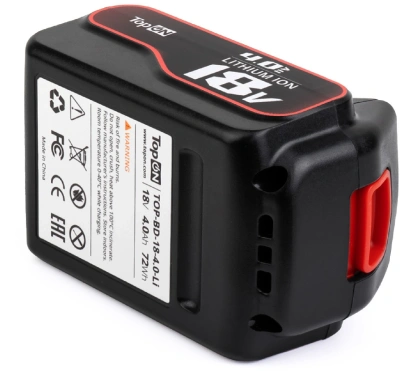 Батарея аккумуляторная TopON TOP-BD-18-4.0-Li 18.0В 4.0Ач Li-Ion