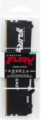 Память DDR5 16GB 6400MHz Kingston KF564C32BBEA-16 Fury Beast RGB RTL Gaming PC5-51200 CL32 DIMM 288-pin 1.4В single rank с радиатором Ret
