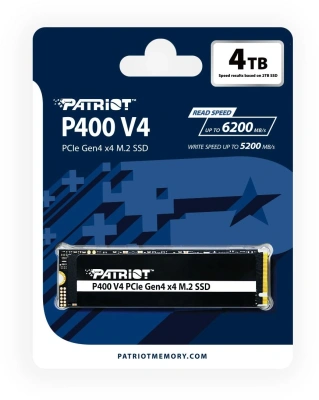 Накопитель SSD Patriot PCIe 4.0 x4 4TB P400VP4TBM28H P400 M.2 2280