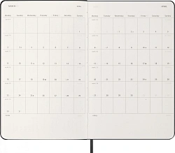 Еженедельник Moleskine CLASSIC WKLY Large 130х210мм 144стр. черный