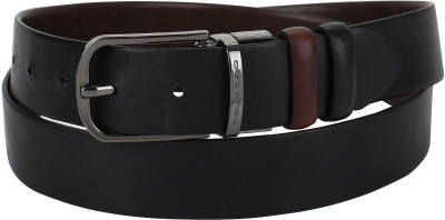 Ремень мужской Piquadro Black Square CU4877B3/TMN темно-коричневый/черный натур.кожа