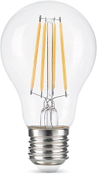 Лампа светодиодная Gauss Filament 102902212 12Вт цок.:E27 груша 185B св.свеч.бел.нейт. грушевидная (упак.:10шт)