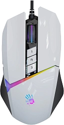 Мышь A4Tech Bloody W60 Max белый оптическая 10000dpi USB 10but (W60 MAX (PANDA WHITE))