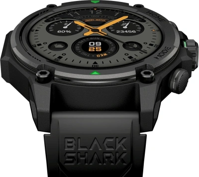 Смарт-часы Black Shark BS-GS3 1.43" AMOLED корп.черный рем.черный разм.брасл.:150-215мм (1746750)