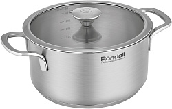 Кастрюля Rondell Modern RDS-1747 2.8л. d=20см (с крышкой) стальной