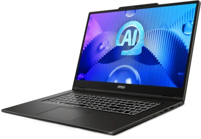Ноутбук MSI Venture 17 AI A1MG-004XRU Core Ultra 5 125H 16Gb SSD512Gb Intel Arc 17.3" FHD (1920x1080) FreeDOS grey WiFi BT Cam (9S7-17U211-004)