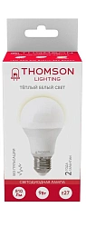 Лампа светодиодная Thomson B2003 9Вт цок.:E27 груша 220B св.свеч.бел.теп. A60 (упак.:10шт) (TH-B2003-10)