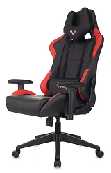 Кресло игровое Zombie VIKING 5 AERO черный/красный экокожа с подголов. крестов. пластик
