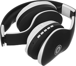 Наушники с микрофоном Defender FreeMotion B525 черный/белый накладные BT оголовье (63525)