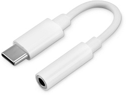 Переходник Buro BHP TPC-JCK Jack 3.5 (f)-USB Type-C (m) белый