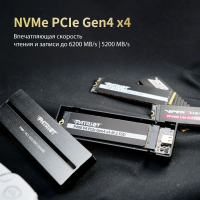 Накопитель SSD Patriot PCIe 4.0 x4 4TB P400VP4TBM28H P400 M.2 2280