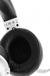Наушники с микрофоном A4Tech Bloody MR590 Sports белый/черный 1.5м мониторные BT/Radio/3.5mm оголовье (MR590+ WIRED/SPORT WHITE)