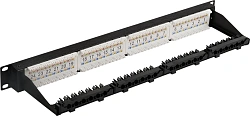 Патч-панель Lanmaster LAN-PPN24U6A 19" 1U 24xRJ45 кат.6A UTP