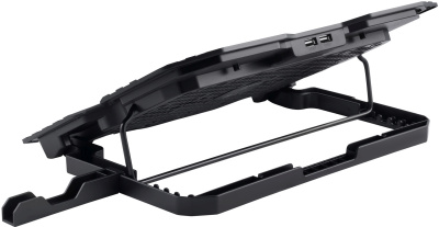 Подставка для ноутбука Digma D-NCP150-2 15.6"360x260x27мм 38дБ 2xUSB 2x 120ммFAN 650г металл/пластик черный