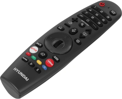 Телевизор LED Hyundai 50" H-LED50BU7100 WebOS Frameless Metal серый/серый 4K Ultra HD 60Hz MEMC DVB-T DVB-T2 DVB-C DVB-S DVB-S2 USB WiFi Smart TV