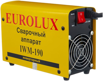 Сварочный аппарат Eurolux IWM190 инвертор ММА DC 6.5кВт