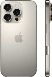 Смартфон Apple A3294 iPhone 16 Pro 128Gb титан моноблок 3G 4G 2Sim 6.3" 1206x2622 iOS 18 48Mpix 802.11 a/b/g/n/ac/ax/be NFC GPS Protect