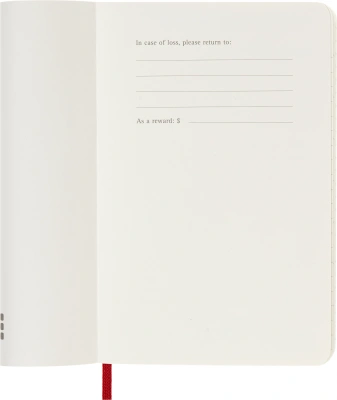 Еженедельник Moleskine CLASSIC SOFT WKNT Pocket 90x140мм 144стр. мягкая обложка красный