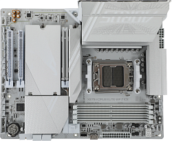 Материнская плата Gigabyte X870 A ELITE WF7 ICE Socket AM5 AMD X870 4xDDR5 ATX AC`97 8ch(7.1) 2.5Gg RAID+HDMI