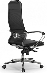 Кресло Метта Samurai Comfort S Infinity черный сиденье черный экокожа с подголов. крестов. металл хром