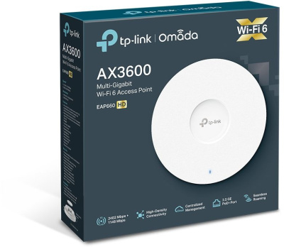 Точка доступа TP-Link EAP660 HD AX3600 100/1000/2500BASE-T белый