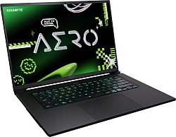 Ноутбук Gigabyte Aero X16 1VH Ryzen AI 7 350 16Gb SSD512Gb NVIDIA GeForce RTX 5060 8Gb 16" IPS QHD+ (2560x1600) без ОС black WiFi BT Cam (1VH93KZC93AD)