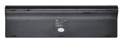 Клавиатура + мышь Acer OKR030 клав:черный мышь:черный USB беспроводная slim Multimedia (ZL.KBDEE.005)